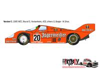 1:24 Porsche 956 Jägermeister Racing Car