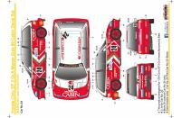 1:24 Honda Civic EF3 Gr.A Macau Guia 89 Carbin Decals (Beemax)
