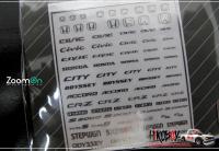1:24 Honda logo(B) Logo Metal Decals
