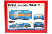 1:24 LB Lamborghini Aventador V2 - GULF Full Resin Kit