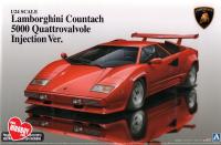 1:24 Lamborghini Countach 5000 Quattrovalvole Injection Ver Model Kit