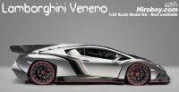 1:24 Lamborghini Veneno Model Kit c/w Engine Detail