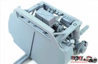 1:24 Lancia Stratos Engine 24v Transkit for HASEGAWA