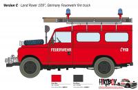 1:24 Land Rover Series III 109 Fire Truck