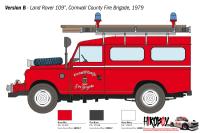 1:24 Land Rover Series III 109 Fire Truck