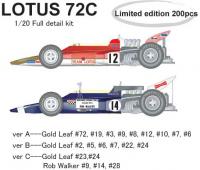 1:24 Lotus 72C Ver C - Full Multimedia Kit