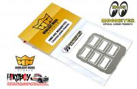 1:24 MOONEYES Licence Plate Frames (Photoetched)