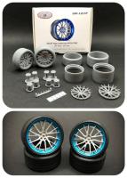 1:24 Vossen M-X4T Type Wheel Set