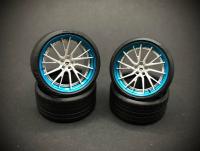 1:24 Vossen M-X4T Type Wheel Set