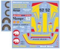 1:24 Mampe Capri Turbo 1978 Decals (for Tamiya kit #24329)
