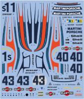 1:24 Martini Porsche 935 Turbo Moby Dick 1978 Decals for Tamiya