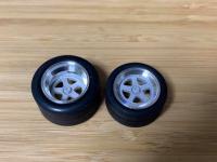 1:24 Mazda 787B Wheels Set (Machined Aluminium/Resin ) for Tamiya