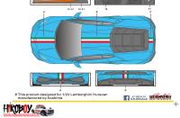 1:24 Lamborghini Huracan LP 610 AVIO (Stripes) Dress Up Decals