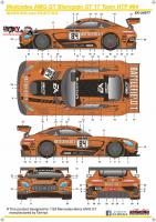 1:24 Mercedes-AMG GT3 Battlefield 1 Spa-2017 #84 Decals