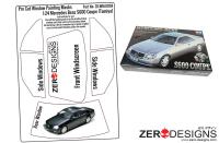 1:24 Mercedes Benz S600 Coupe Pre Cut Window Painting Masks (Tamiya)