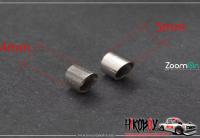1:24 Metal Exhaust Pipe For Tamiya 24370