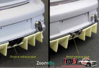 1:24 Metal Exhaust Pipe For Tamiya 24370