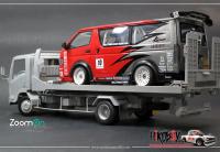 1:24 Isuzu ELF Flatbed Truck