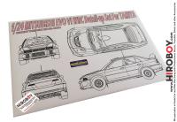 1:24 Mitsubishi Evo VI WRC Photoetch Detail-Up Set for Tamiya