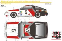 1:24 Mitsubishi Starion Gr.A JTC InterTEC 85 Team Ralliart Decals (Beemax)
