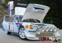 1:24 Peugeot 205 Turbo 16 Evo 2 Monte Carlo 1986 Model Kit