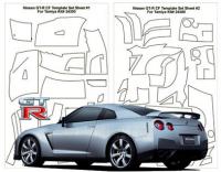 1:24 Nissan R35 GT-R Template Composite Fiber Decal Template Set