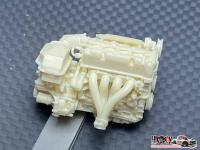 1:24 Honda K20A Engine Full Detail Kit (Resin+PE+Decals+Metal Logo+Metal Parts)