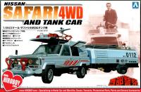 1:24 Nissan Safari 4WD And Tank Car Model Kit