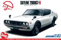 1:24 Nissan Skyline 2000GT-R KPGC110 '73 (Ken and Mary) Model Kit
