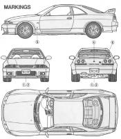 1:24 Nissan Skyline R33 GT-R V Spec - 24145