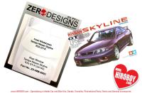 1:24 Nissan Skyline R33 GT-R Window Painting Masks (Tamiya)