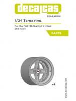 1:24 Targa Wheels for the Fiat 131