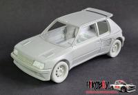 1:24 PEUGEOT 205 GTi Dimma Widebody Conversion Transkit for Heller