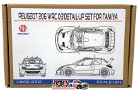 1:24 Peugeot 206 WRC '03 Photoetched/Metal Detailing Set (Tamiya)