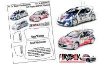1:24 Peugeot 206 WRC Pre Cut Window Painting Masks (Tamiya)