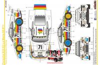 1:24 Porsche 935 K3 Le Mans 80 Team Dick Barbour Racing APPLE Decals (NuNu)