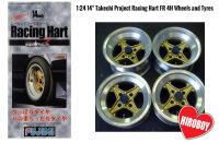 1:24 14" Takechi Project Racing Hart FR 4H Wheels and Tyres