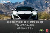 1:24 LB Performance (Liberty Walk) Honda NSX Widebody Transkit