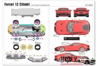 1:43 Ferrari 12 Cilindri Full Resin Kit