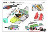 1:43 Ferrari 12 Cilindri Full Resin Kit