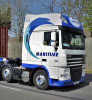 1:24 Maritime DAF XF105 with Curtain Sider Trailer