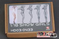 1:18 Show Girls Resin Figure