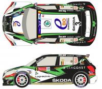 1:24 Skoda Fabia S2000 #3 Rally Geko Ypres 2014 Decals (Belkits)