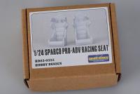 1:24 Sparco PRO-ADV Racing Seat Photoetched/Resin/Decals Detailing Set