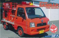 1:24 Subaru Sambar Fire Engine Model Kit