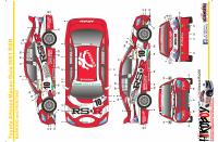 1:24 Toyota Altezza Macau Guia 2001 RSR Decals (Fujimi)