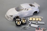 1:24 Toyota GT86 /Scion FRS Rocket Bunny Ver 2.0 Transkit