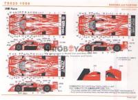 1:24 Toyota TS020 1998 Decals (Tamiya)