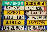 1:24 European License Plate Decals / PE