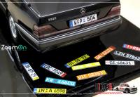 1:24 European License Plate Decals / PE